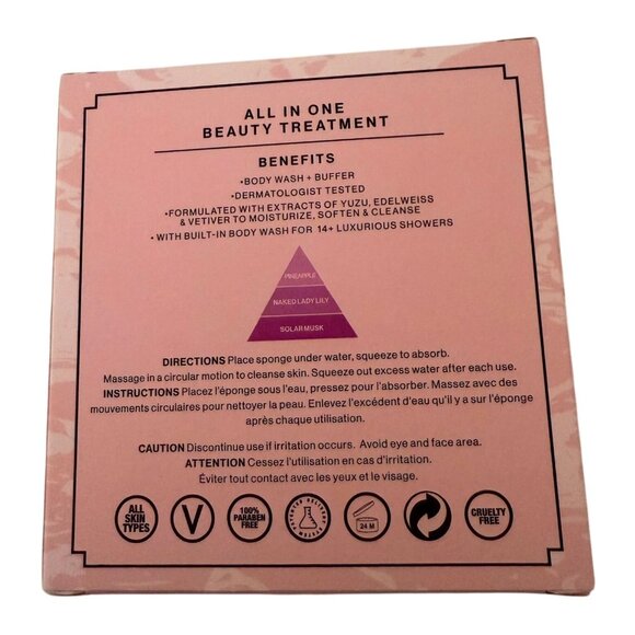 Spongelle Elevation Collection Naked Lady Belladonna Body Wash Buffer 14+ Uses - Picture 3 of 6